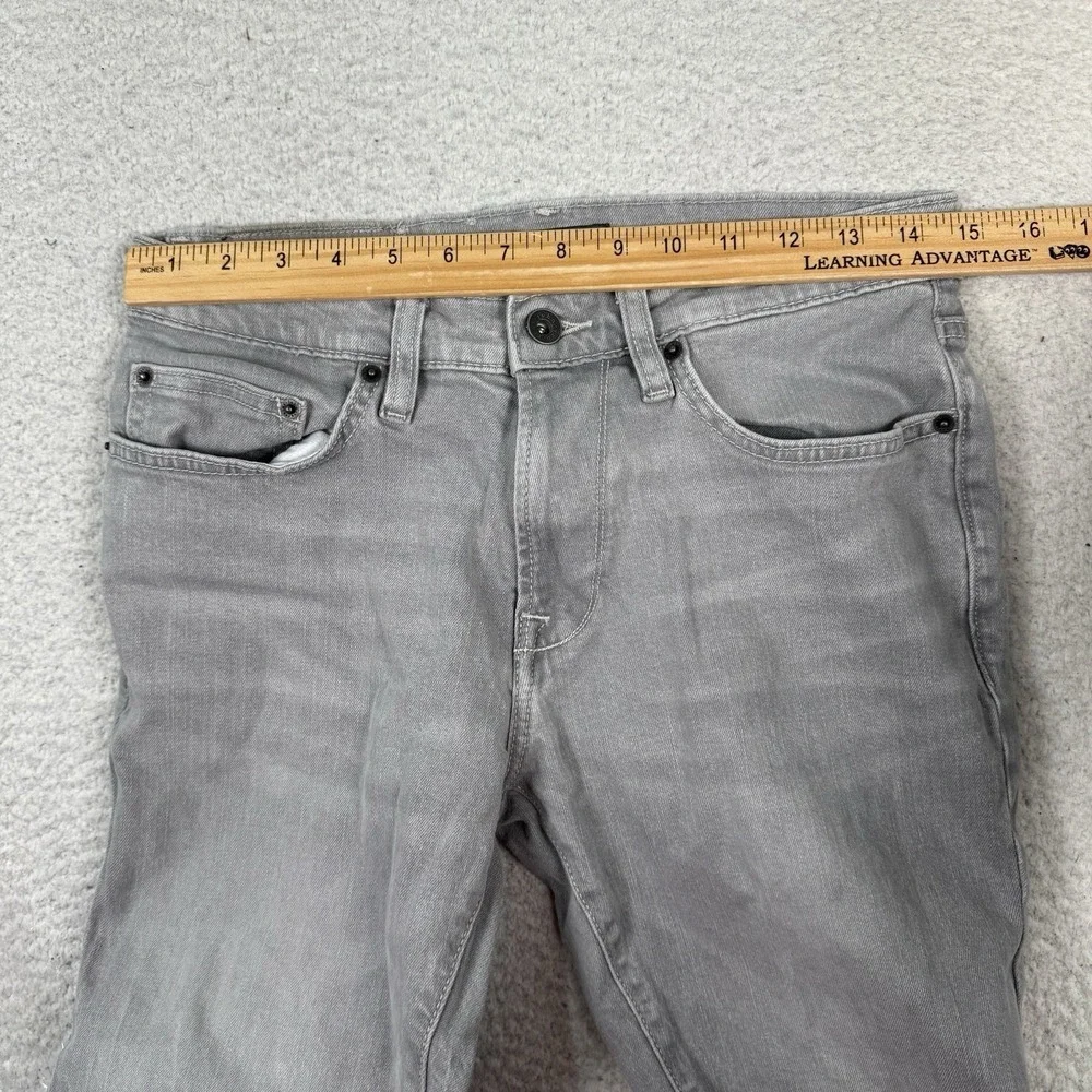 John Varvatos Jeans Mens 29 JV 701 Regular Fit‎ Straight Leg Stretch Denim Grey